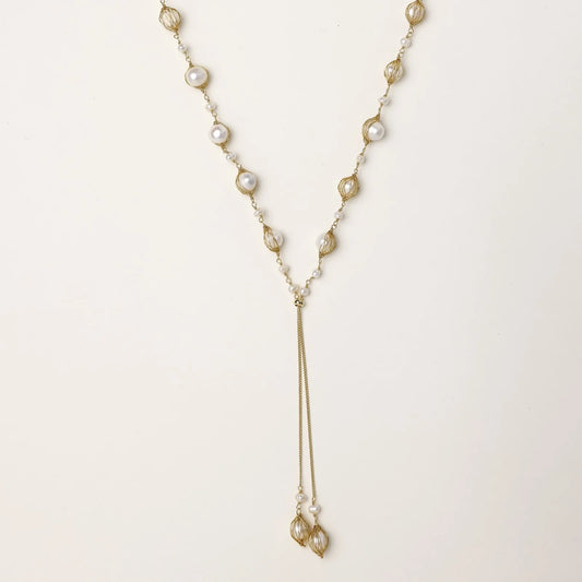 Golden Pearl Lariat