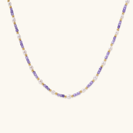 Amethyst Pearl Harmony Necklace