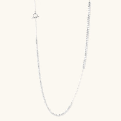Silver Sphere Gradient Necklace